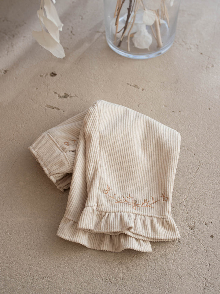 Elara Cord Pants - Oatmeal