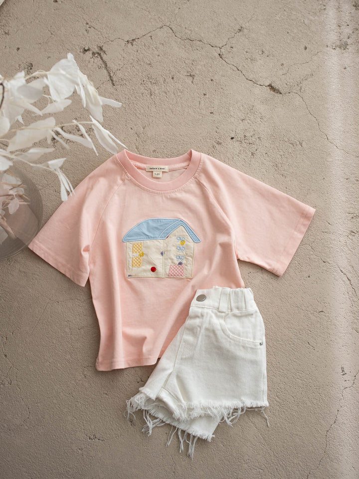 Tiny Home Tee – Peachy Pink