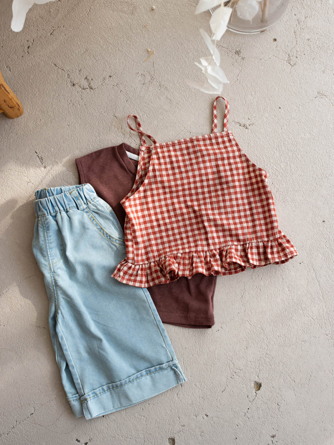 Maple Picnic Top & Jeans Set
