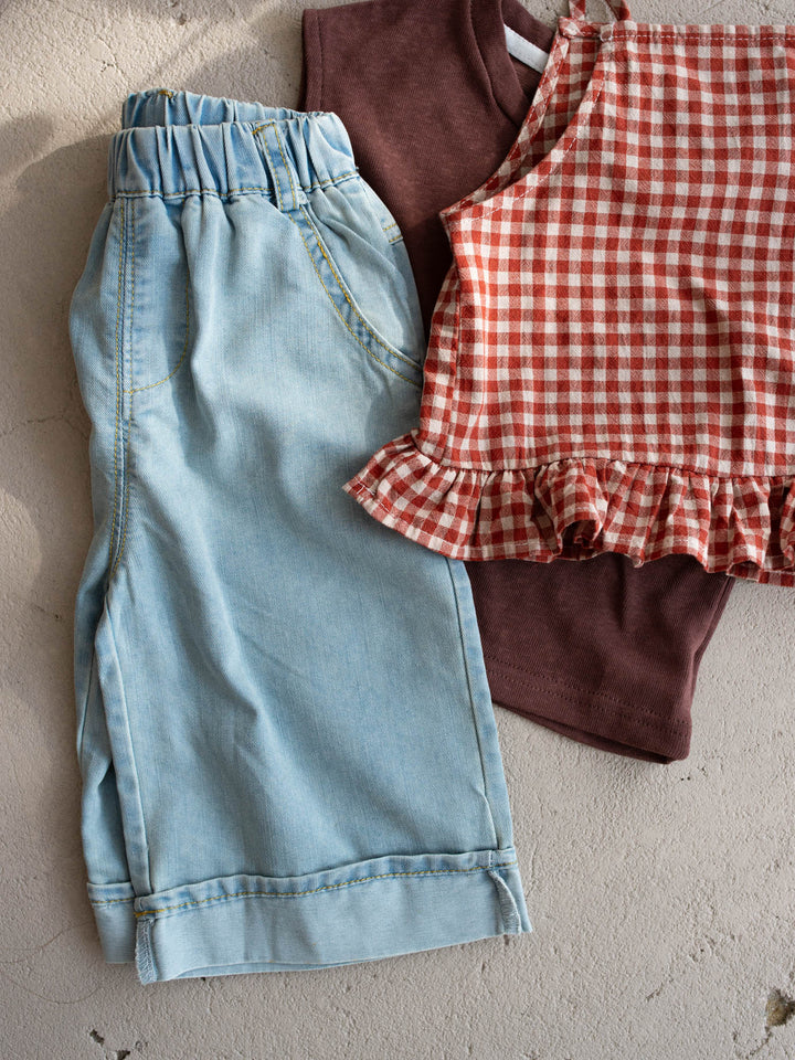 Maple Picnic Top & Jeans Set
