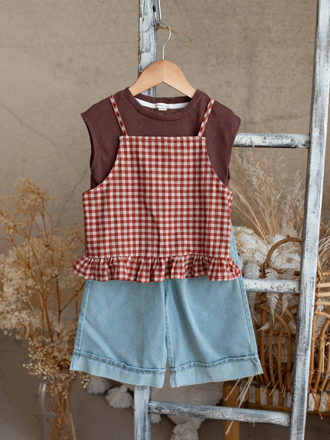 Maple Picnic Top & Jeans Set