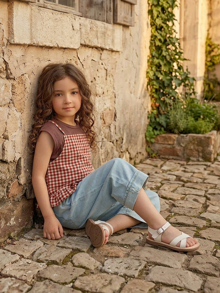 Maple Picnic Top & Jeans Set