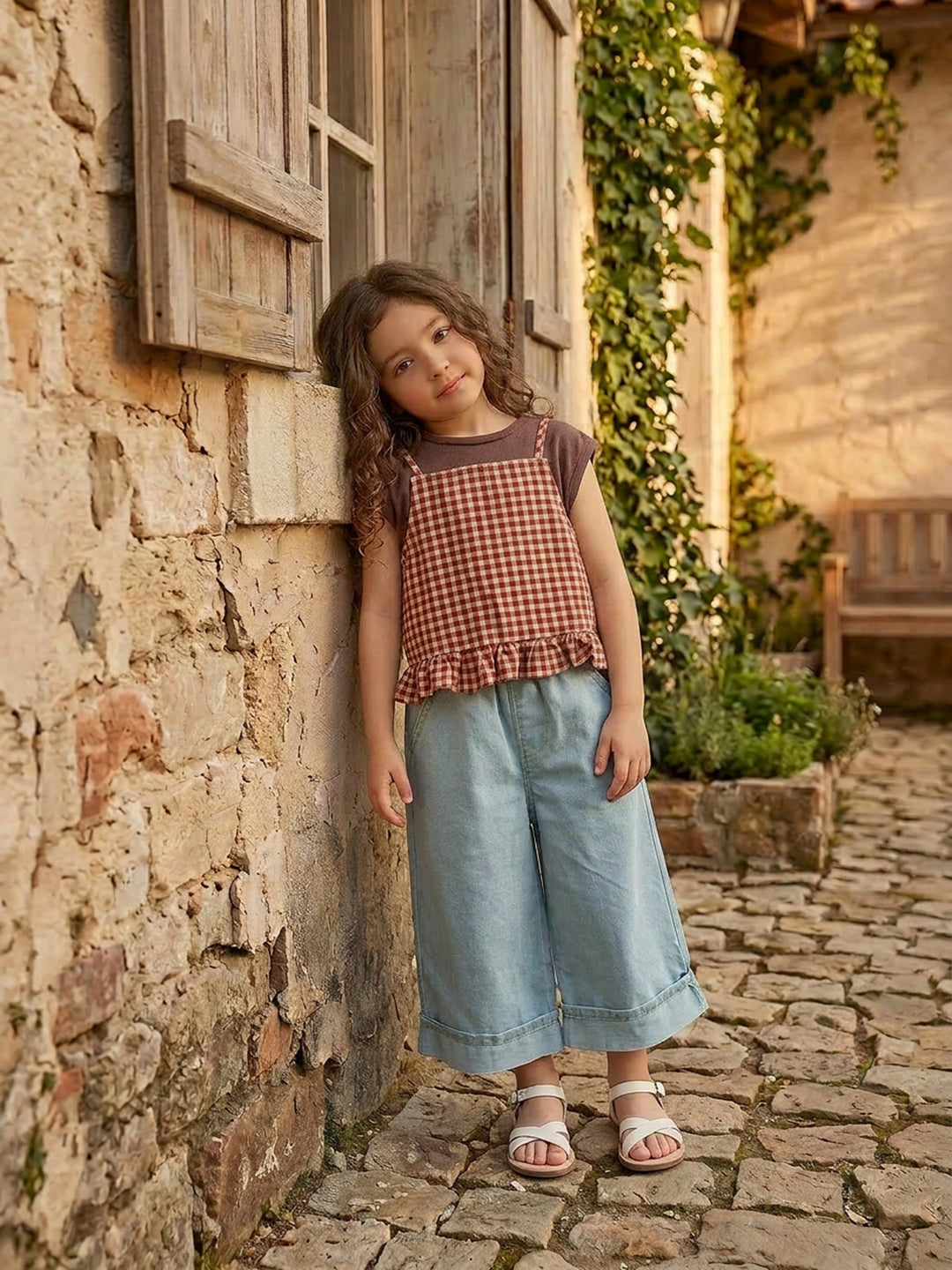 Maple Picnic Top & Jeans Set
