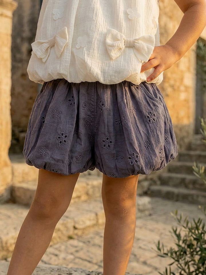 Sadie Bubble Shorts - Storm
