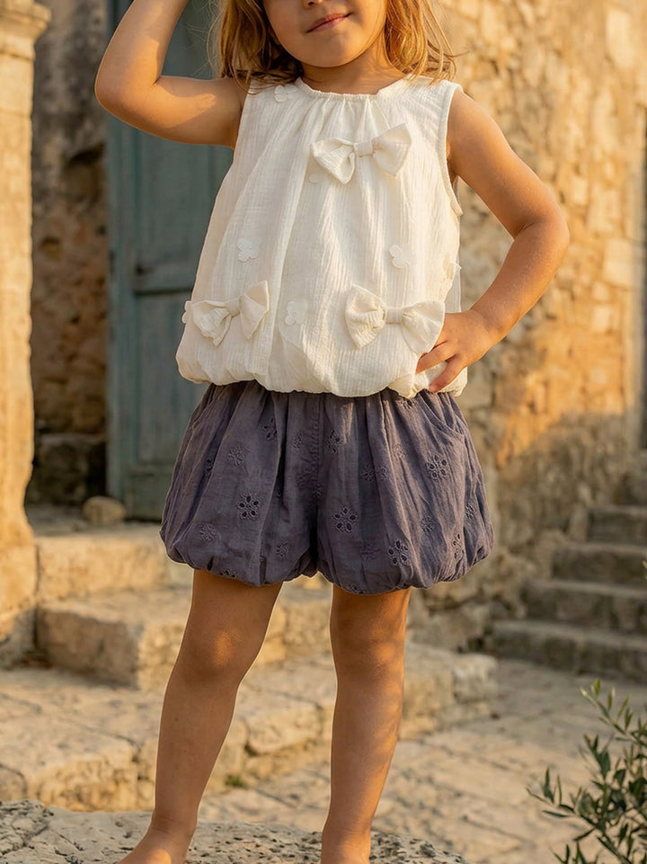 Sadie Bubble Shorts - Storm