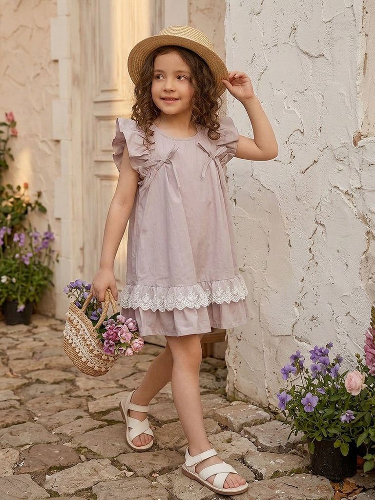 Baby Girl Floral Cotten Dress Ruby Fay