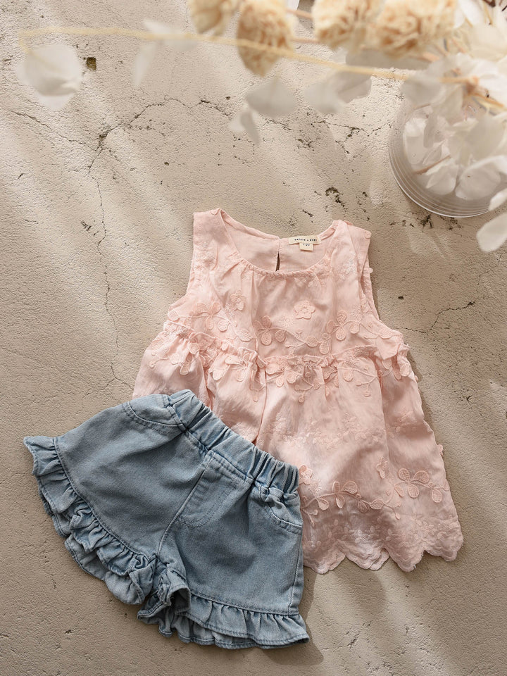 Elsie Lu Top – Soft Pink