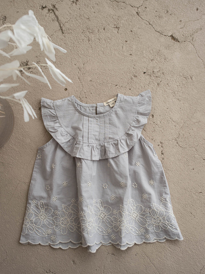 Livy Ann Top - Soft Grey