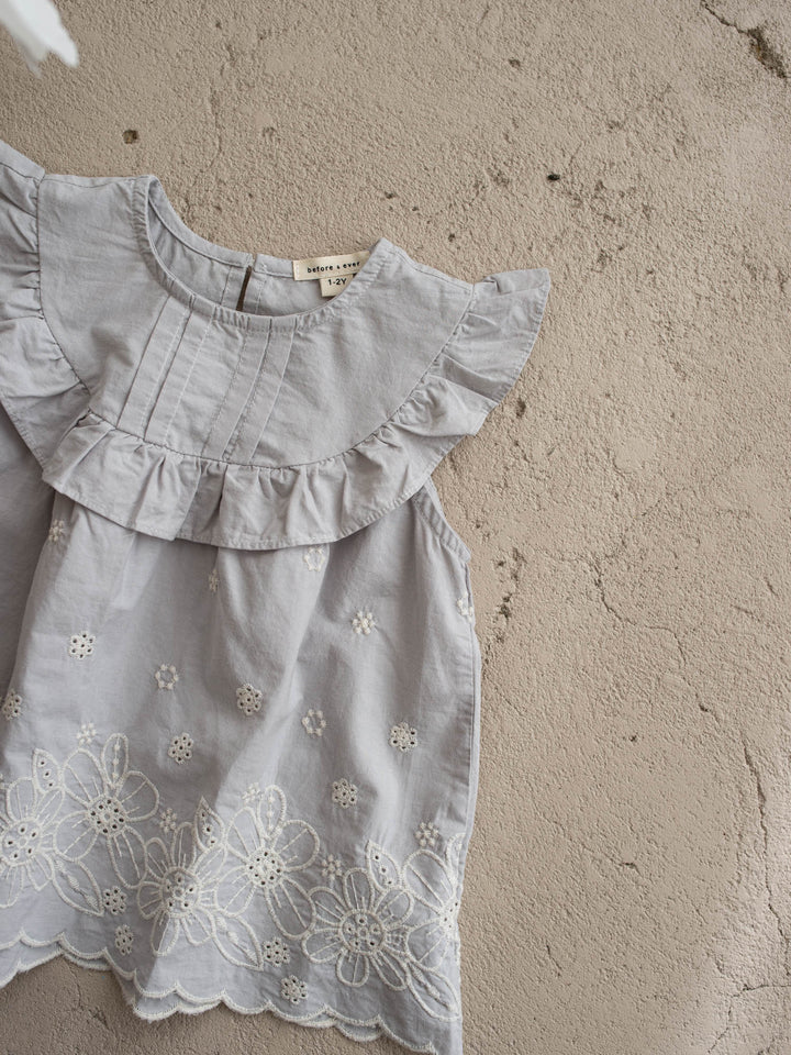 Livy Ann Top - Soft Grey