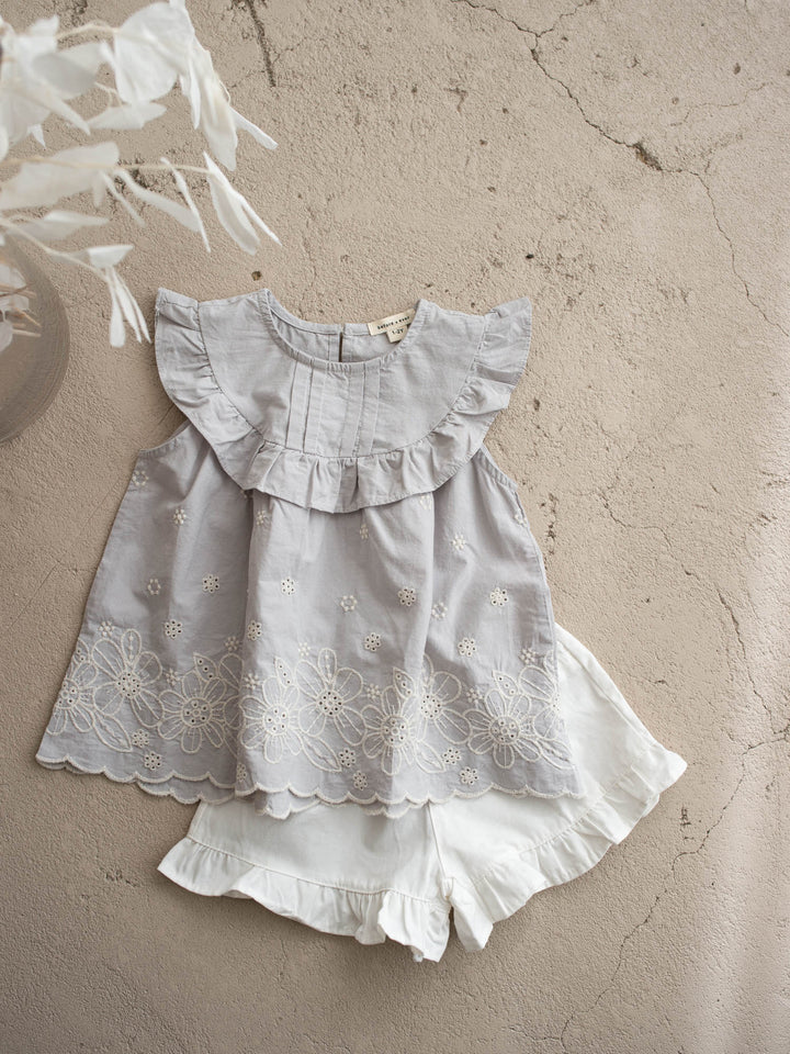 Livy Ann Top - Soft Grey