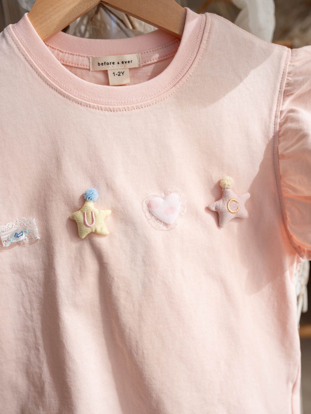 Little Wishes Tee – Peachy Pink