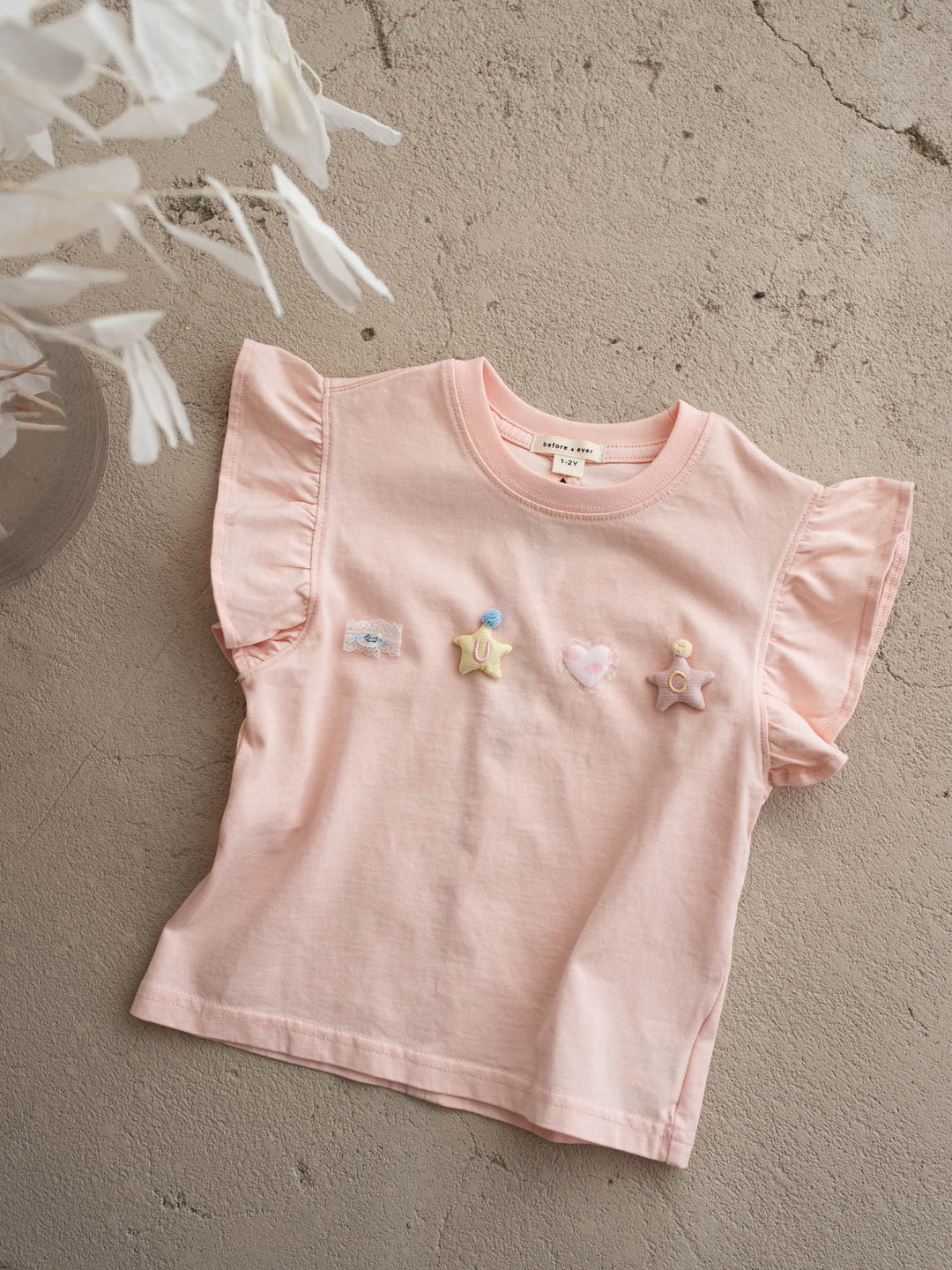 Little Wishes Tee – Peachy Pink