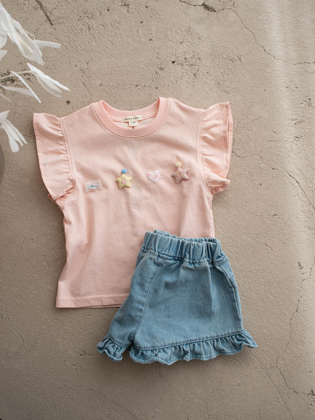 Little Wishes Tee – Peachy Pink