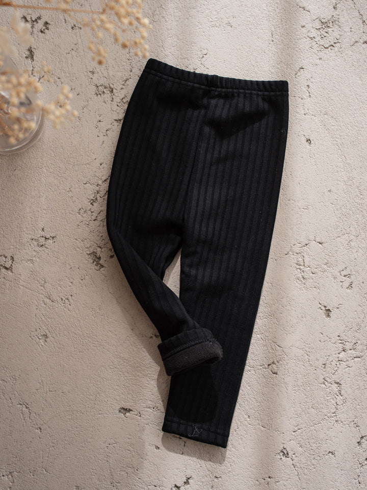 Anna Fleece-lined Leggings - Black