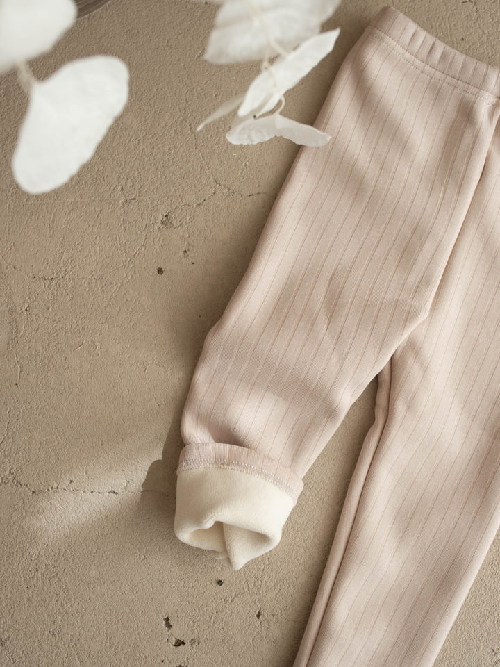 Anna Fleece-lined Leggings - Oatmeal