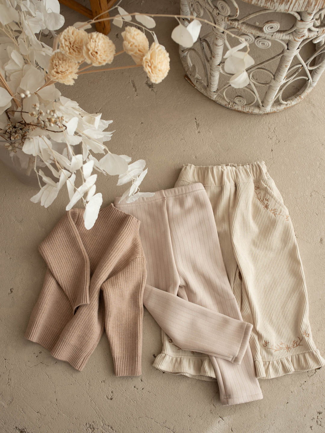 Mila Plush Lined Knit Top - Latte