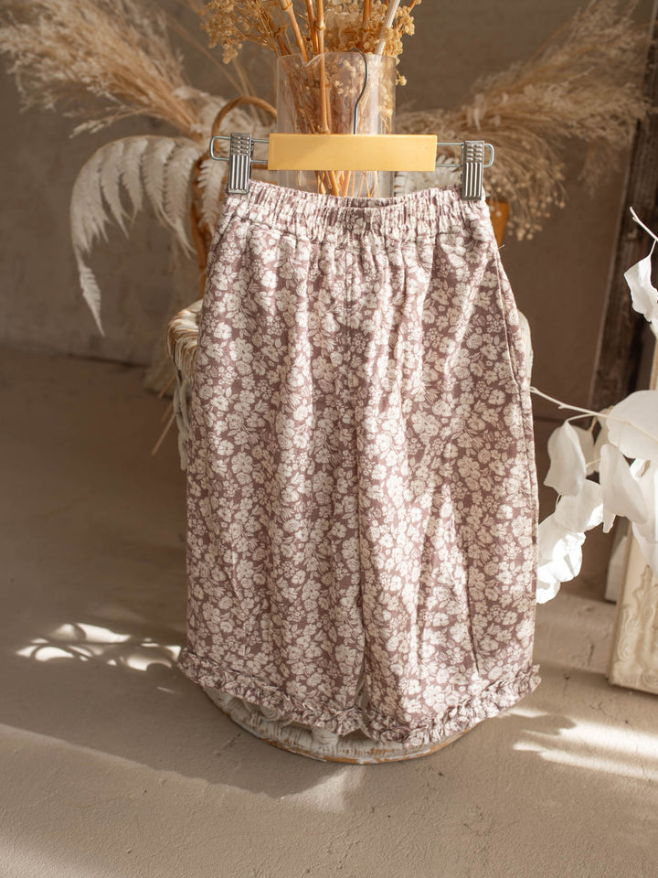 Maya Pants - Mocha Floral