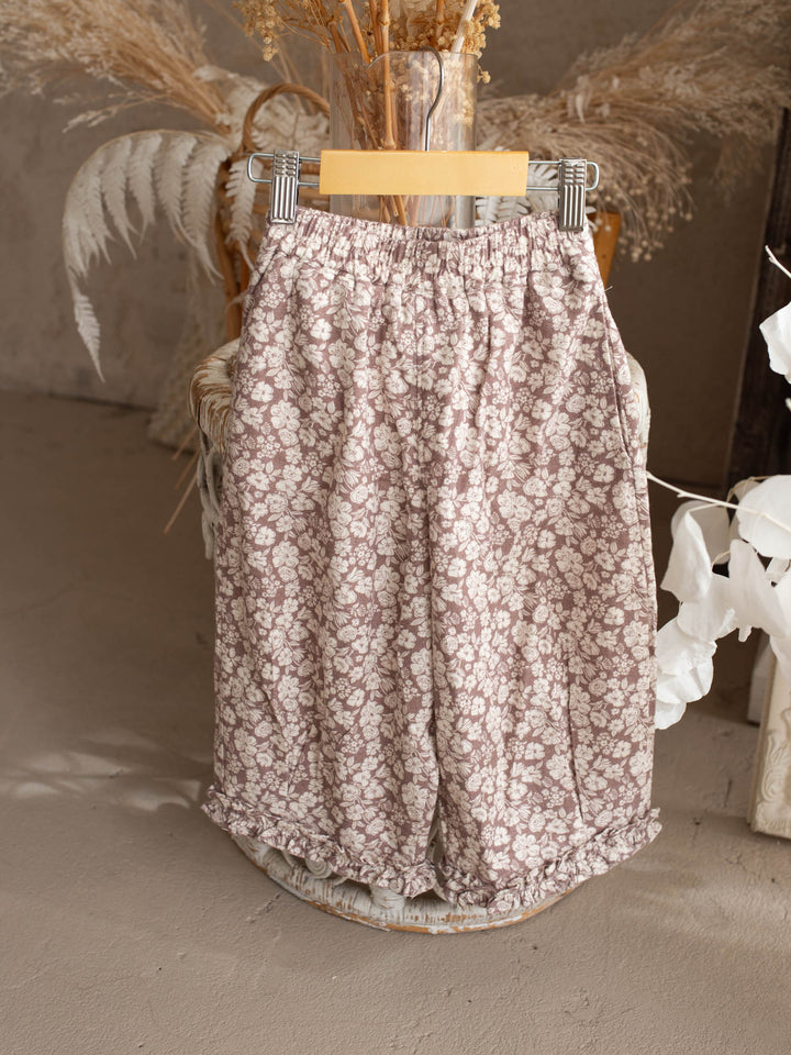 Maya Pants - Mocha Floral