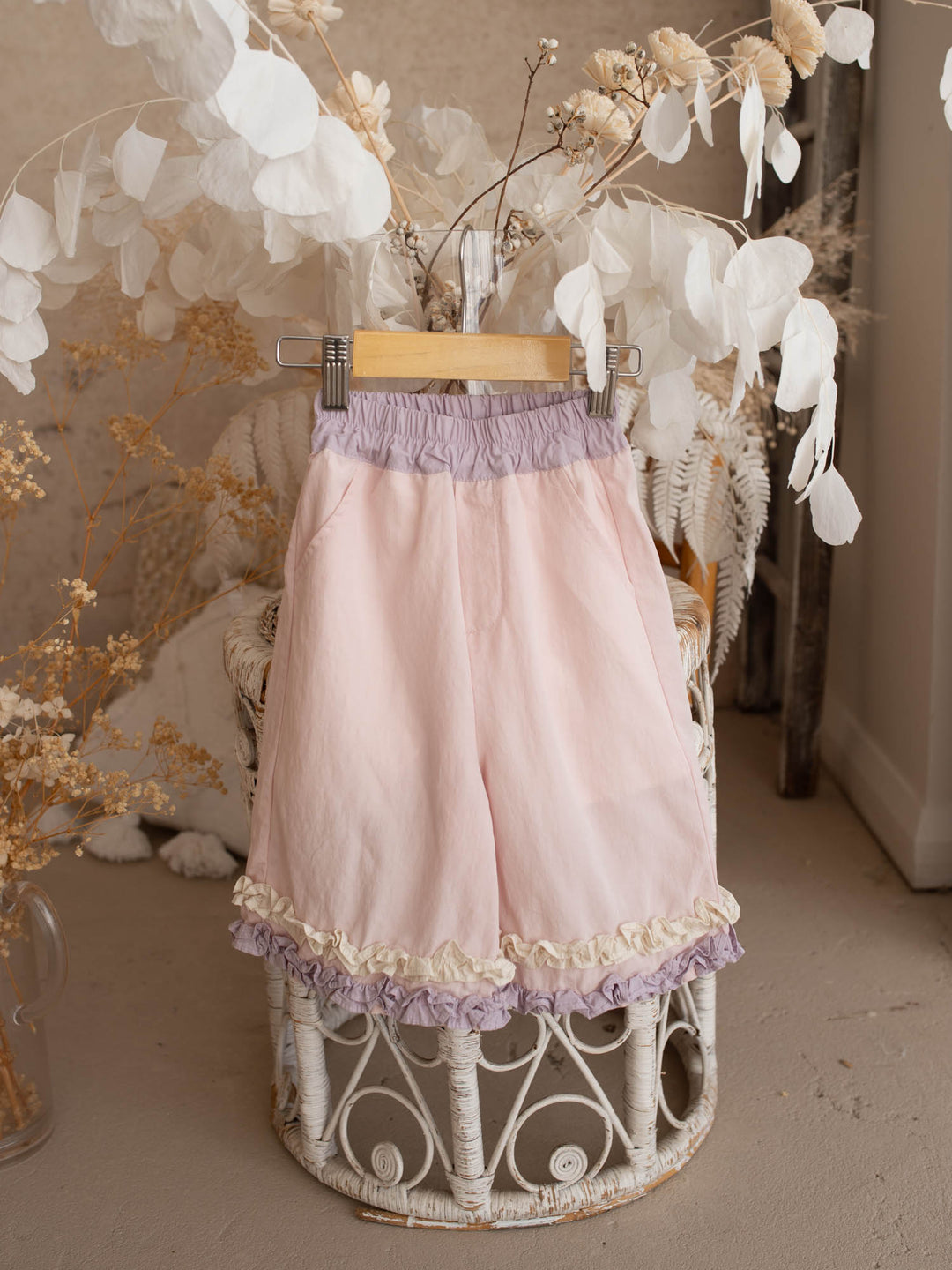 Bella Rose Cropped Pants - Soft Pink