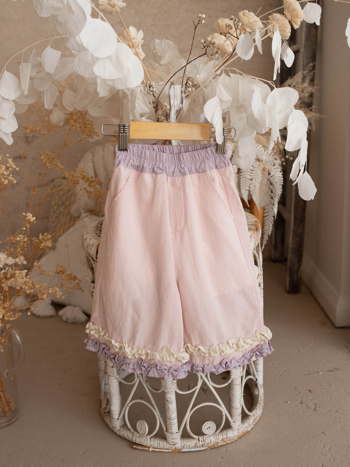 Bella Rose Cropped Pants - Soft Pink