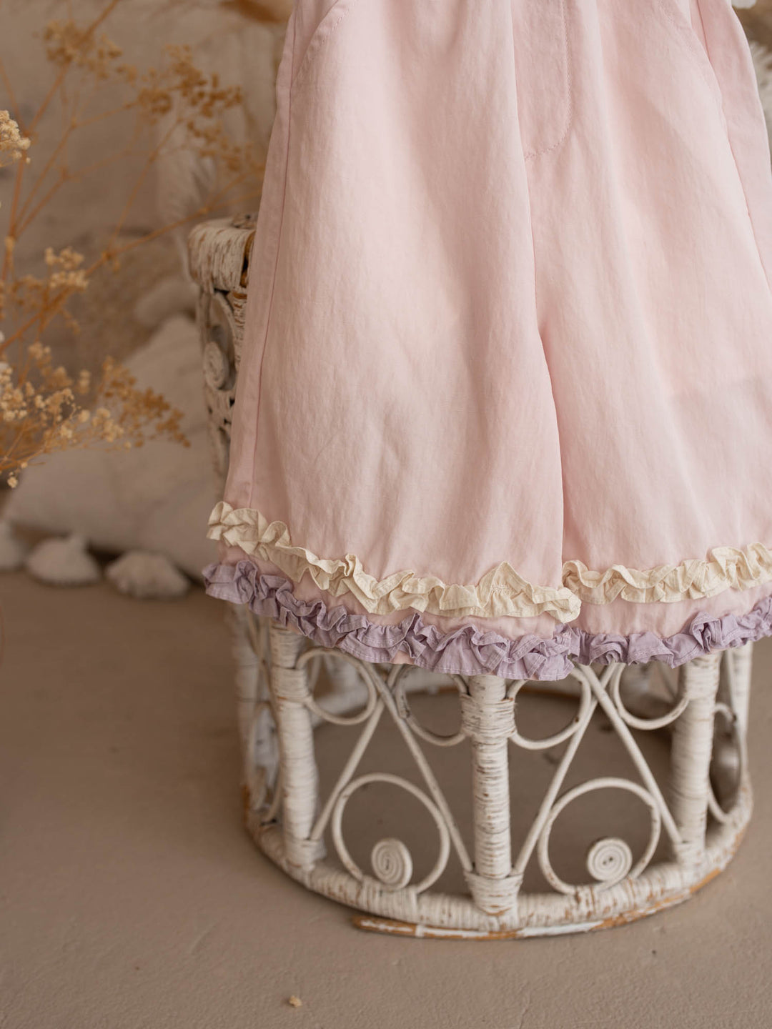 Bella Rose Cropped Pants - Soft Pink
