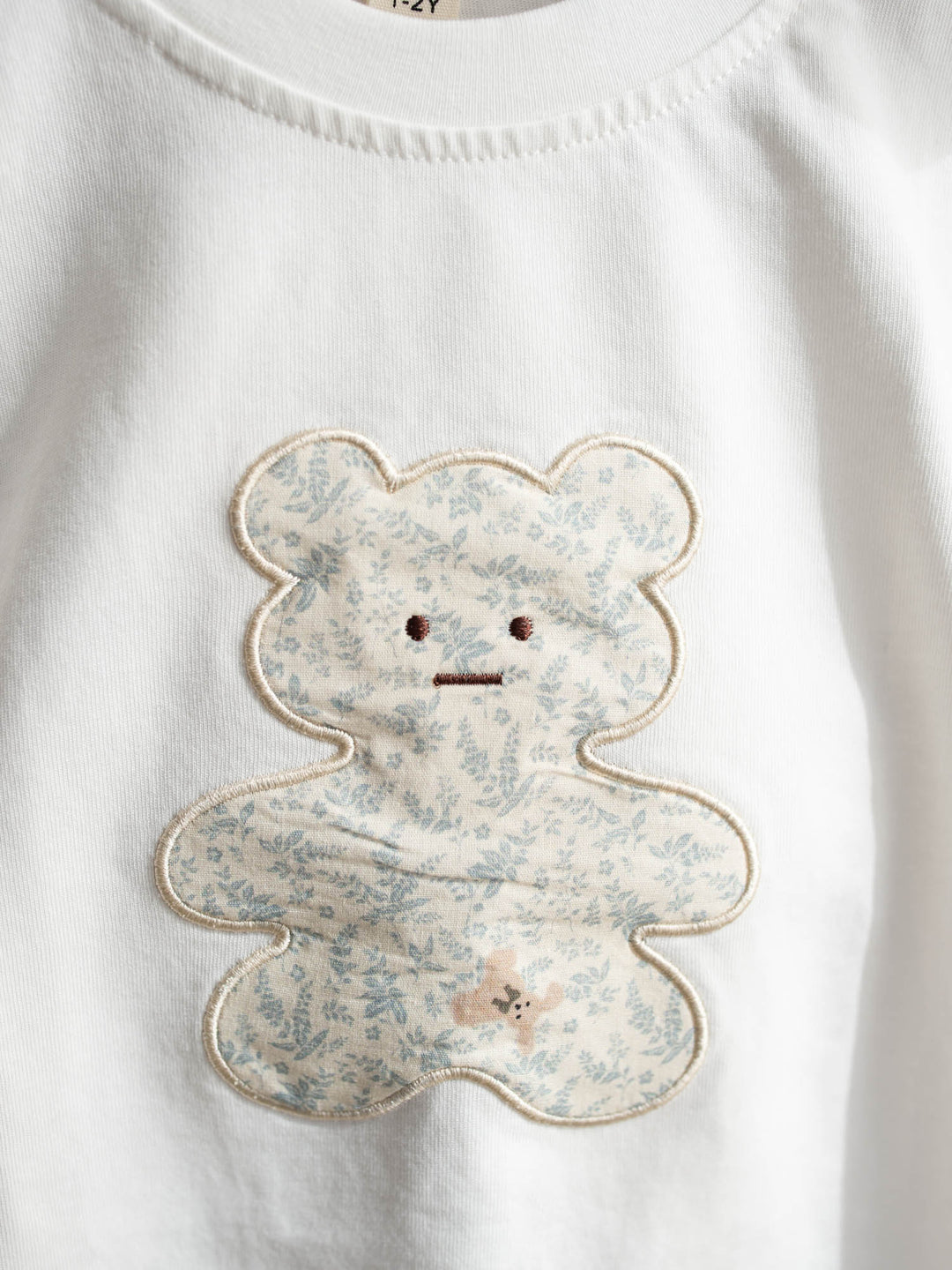 Garden Bear Tee – White