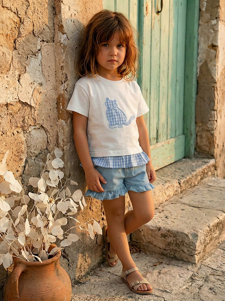 Milo Cat Tee – White