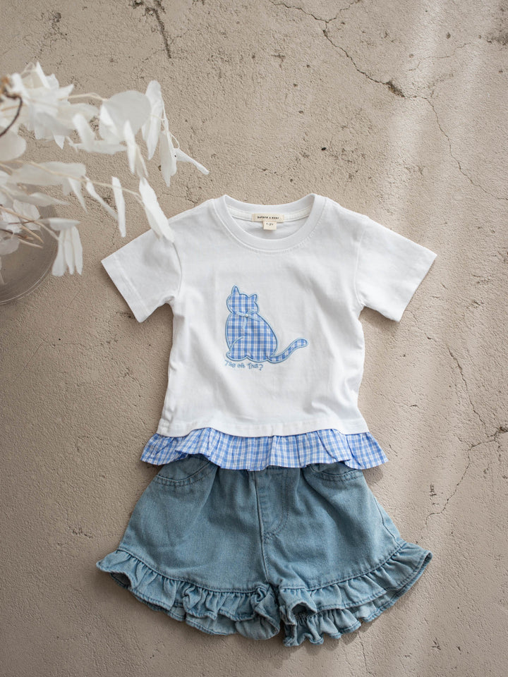 Milo Cat Tee – White