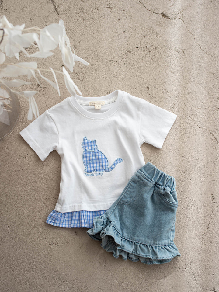 Milo Cat Tee – White