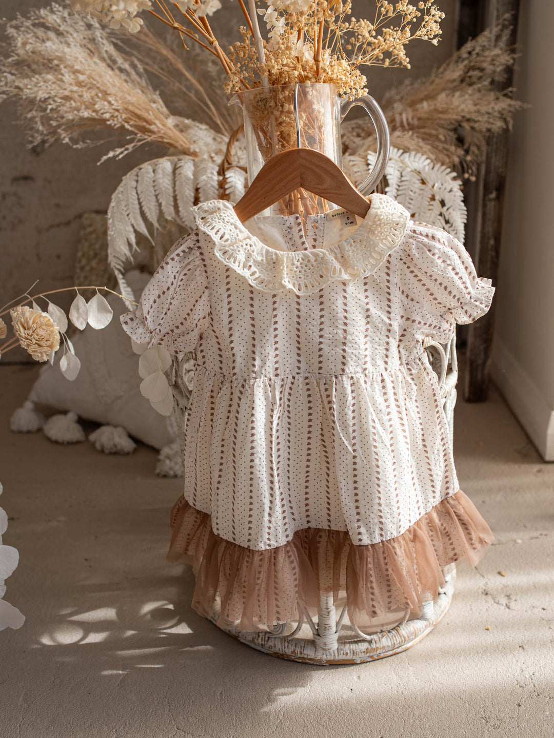 Baby Girl Floral Cotton Dress - Coco Belle