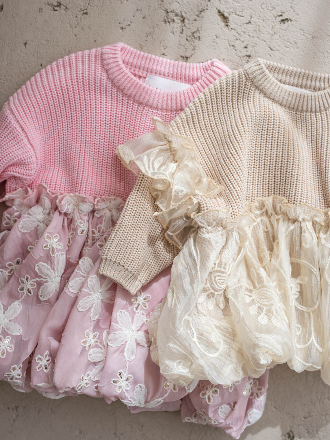 Love, Always oatmeal knit sweater - Before & Ever Kids