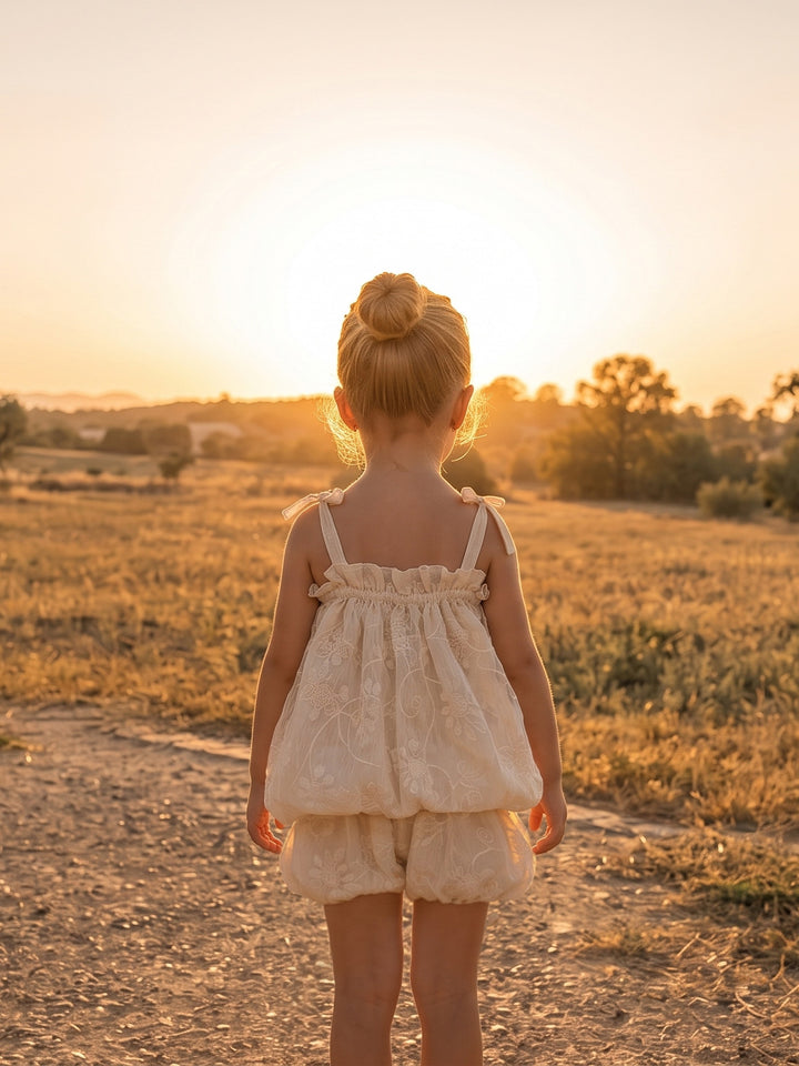Love, Always Top & Shorts Set - Ivory