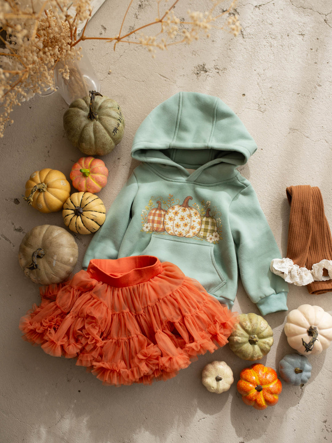 Marmalade burnt-orange tulle tutu skirt - Before & Ever Kids
