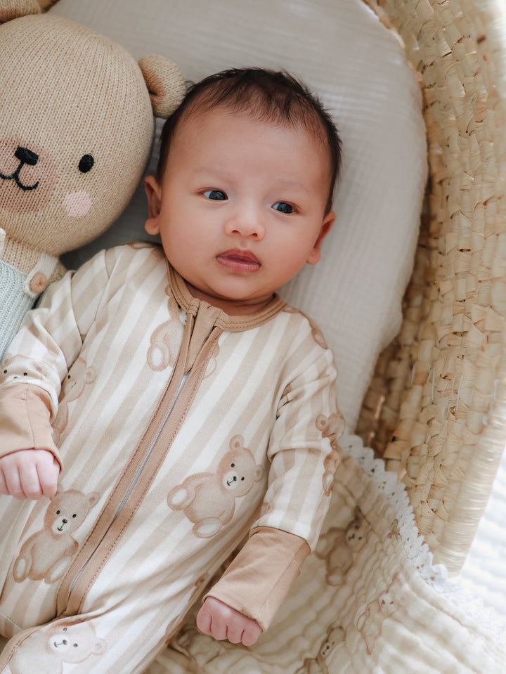 Mr Bear Onesie - Teddy Stripe