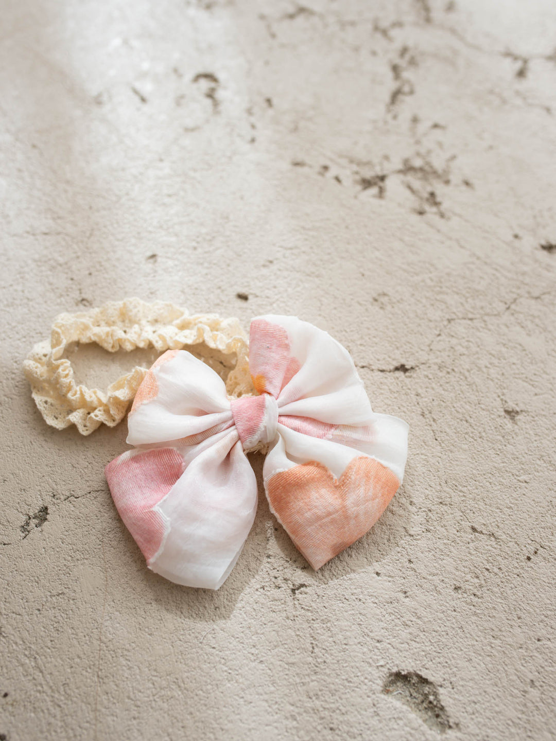 Paint Me a Garden blush petals floral headband and hair clip set - Before & Ever Kids