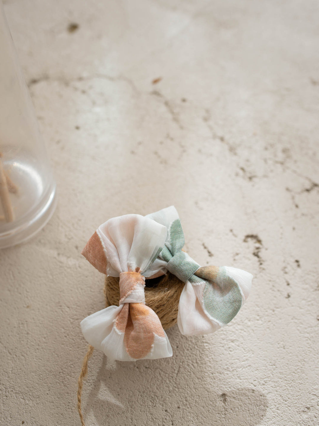 Paint Me a Garden peach meadow floral headband and hair clip set - Before & Ever Kids