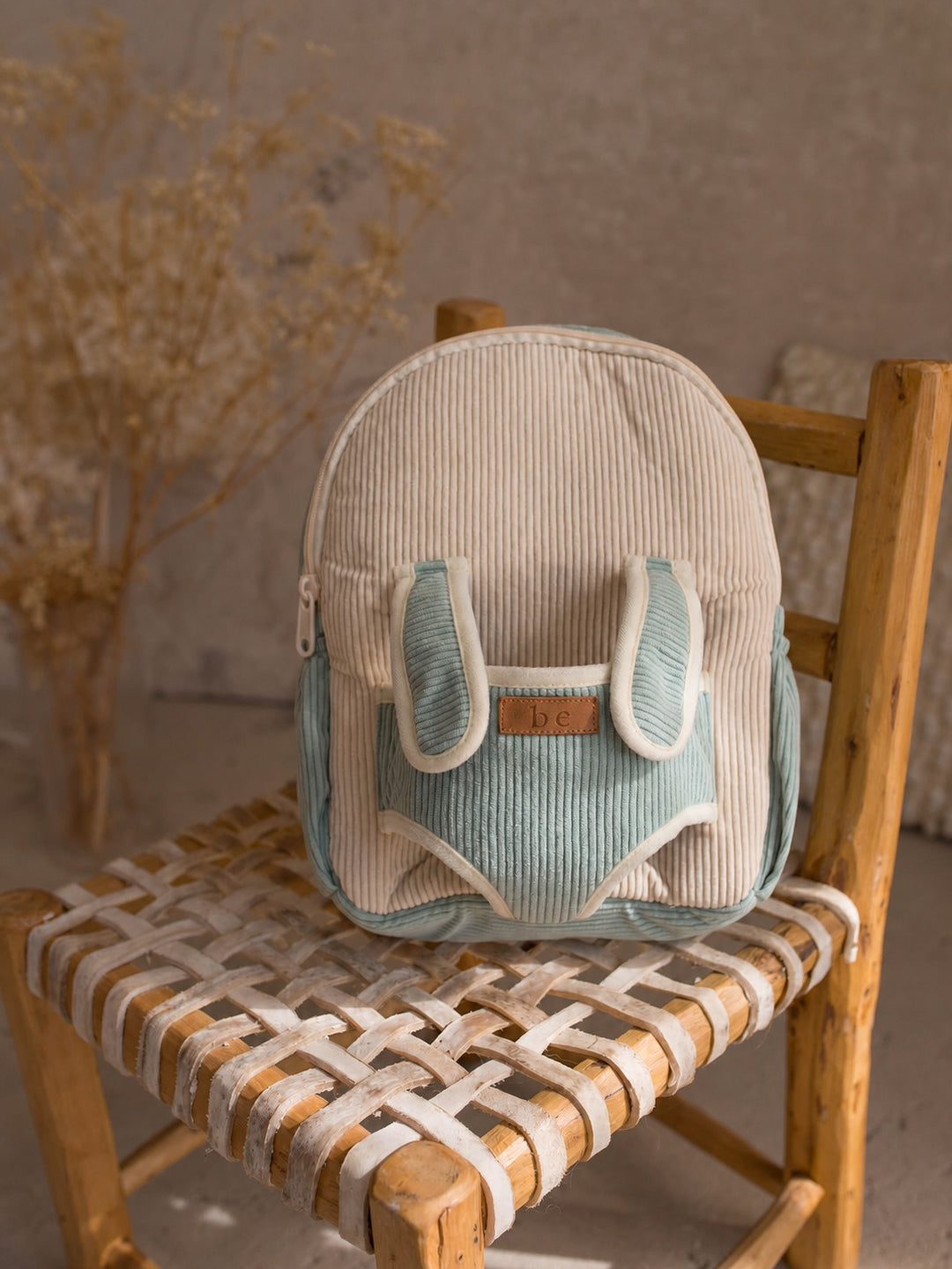 Sage the Horse plush backpack for kids, backpack front with the horse lifted out - Before & Ever Kids