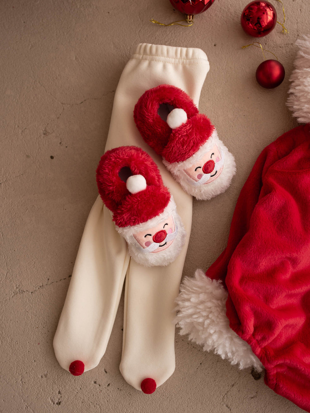 Santa Baby Slippers with the full Santa Baby outfit - Before & Ever Kids