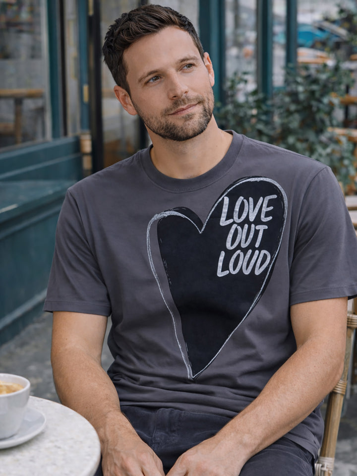 Love Out Loud Tee - Unisex Adult - Grey
