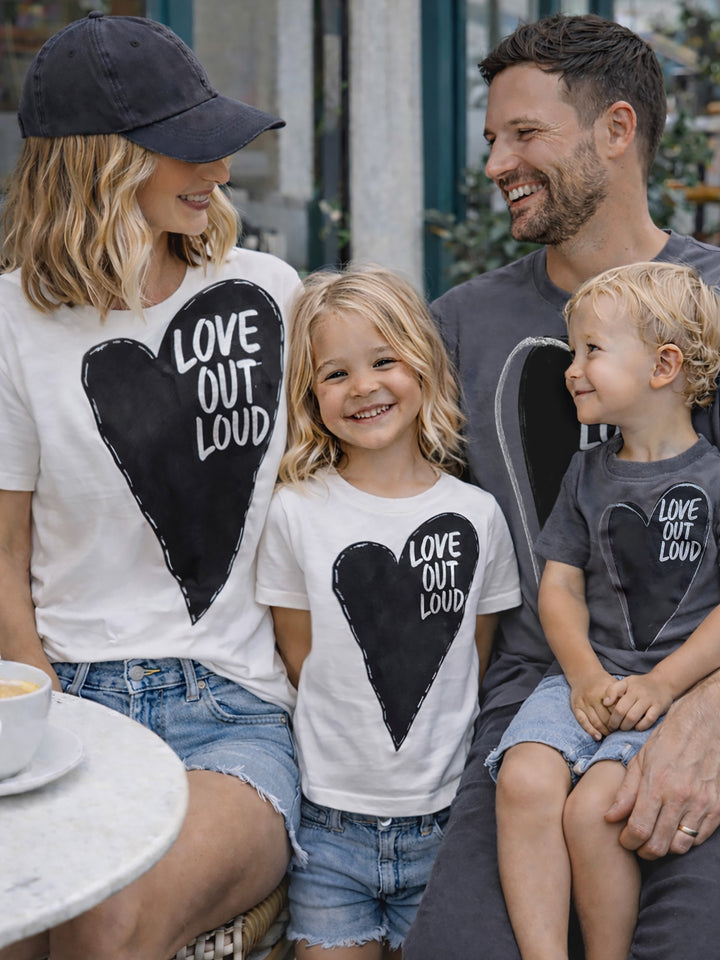 Love Out Loud Tee - Grey