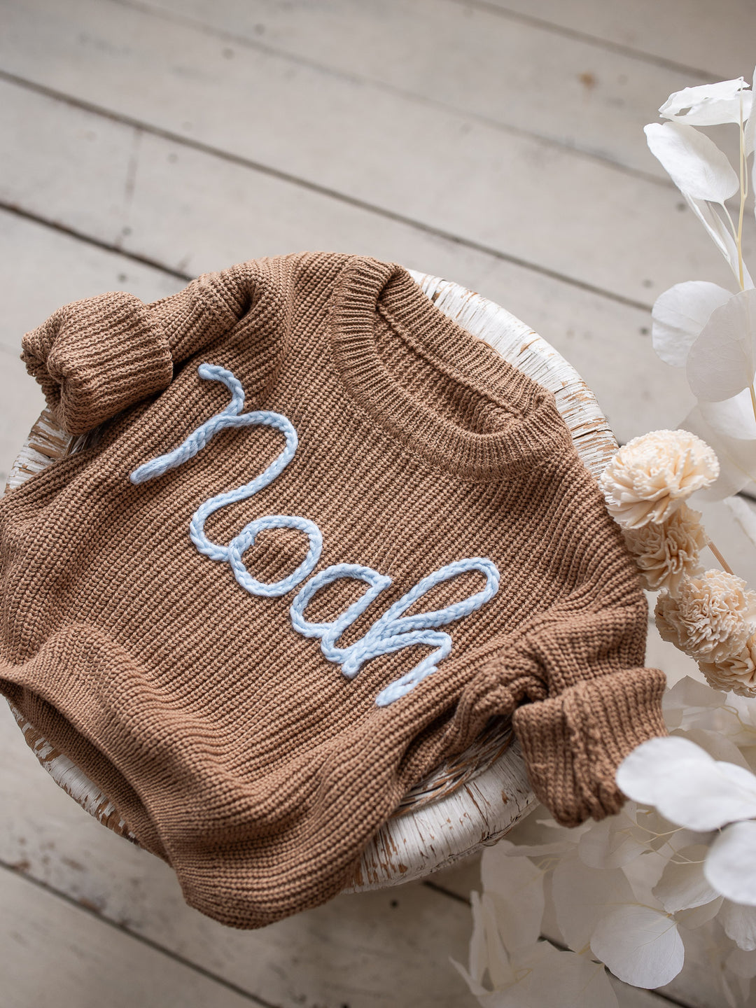 Written in Thread Sweater - Cocoa