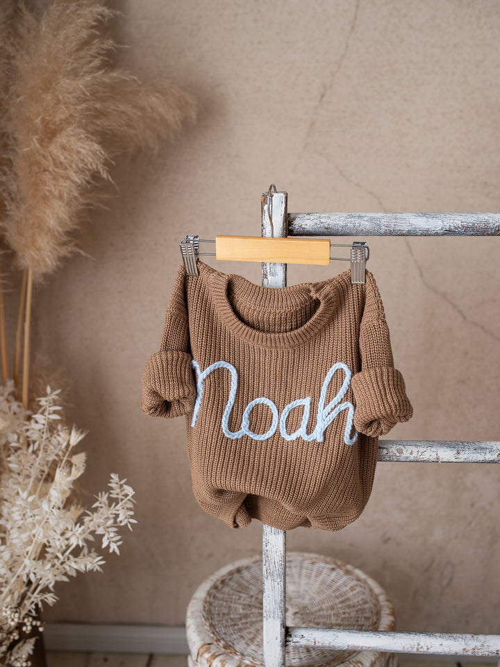 Written in Thread Sweater - Cocoa