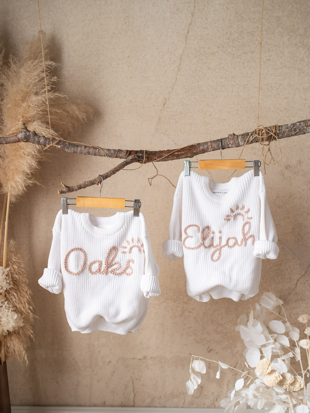 Written in Thread Sweater - Pure White