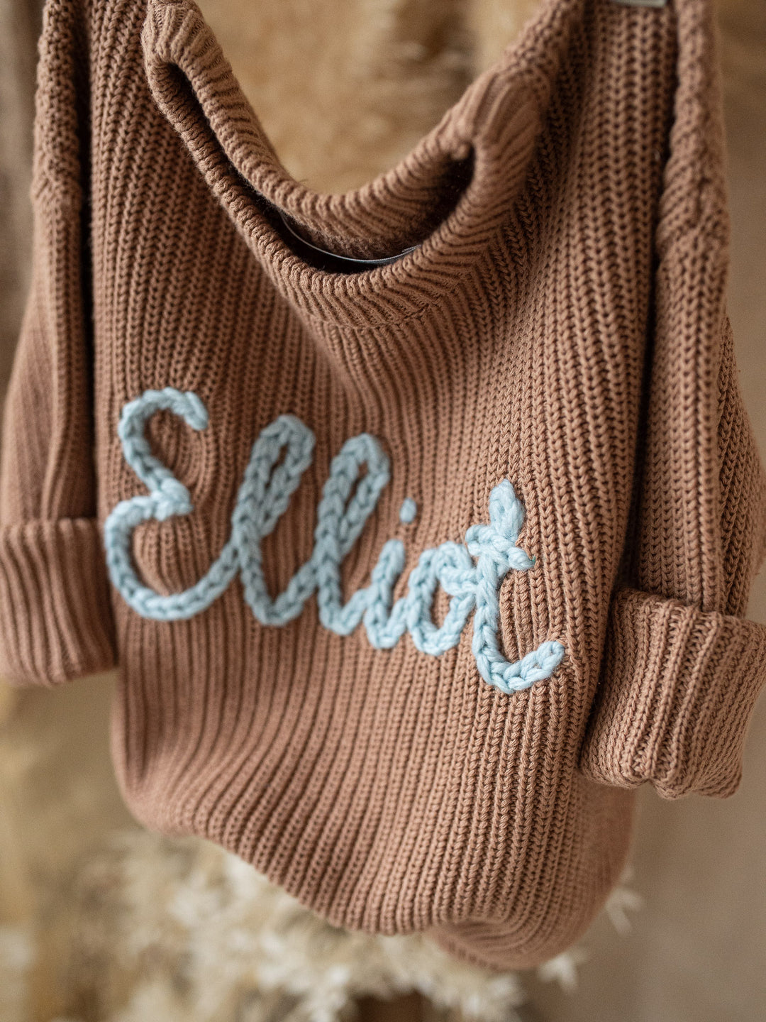 Written in Thread Sweater - Cocoa