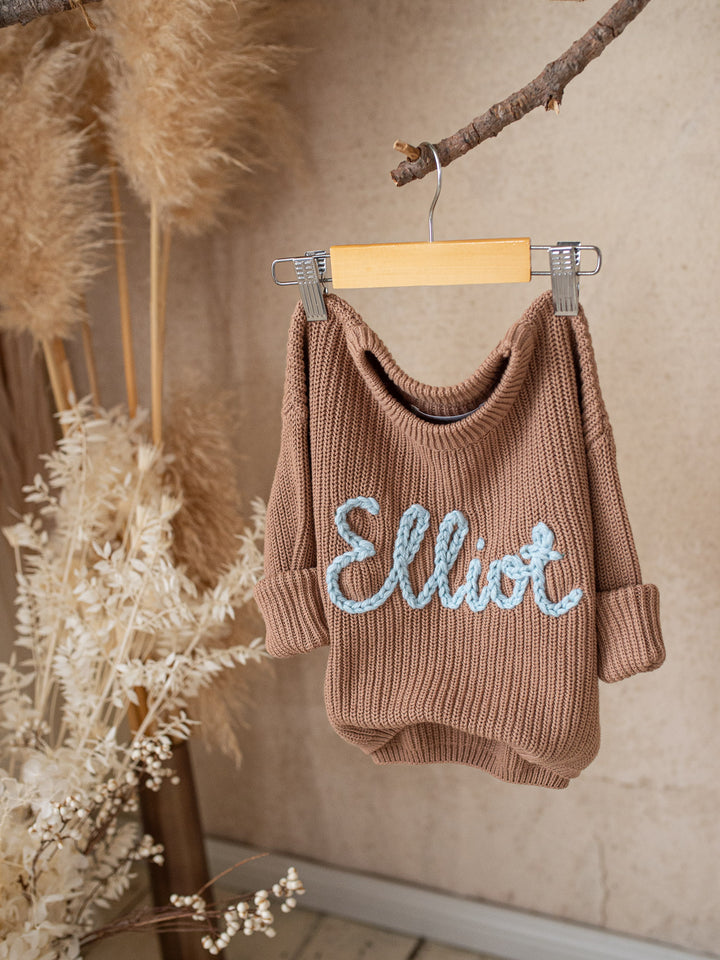 Written in Thread Sweater - Cocoa