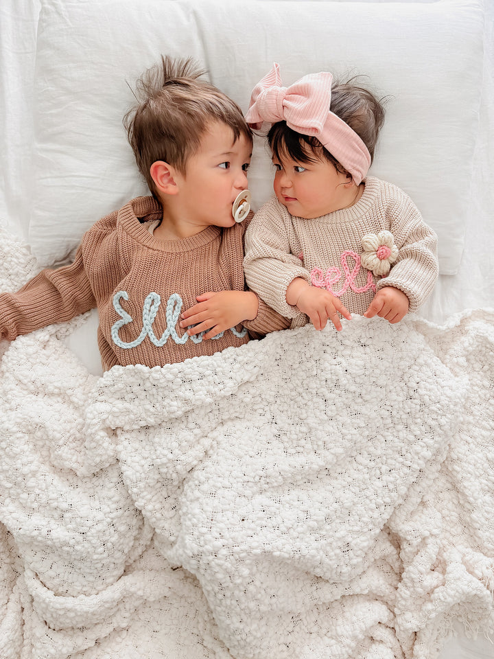 Written in Thread Sweater - Cocoa