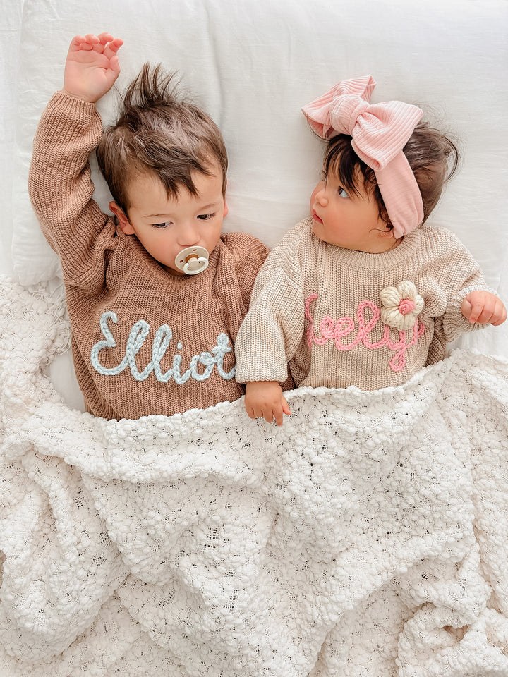 Written in Thread Sweater - Cocoa