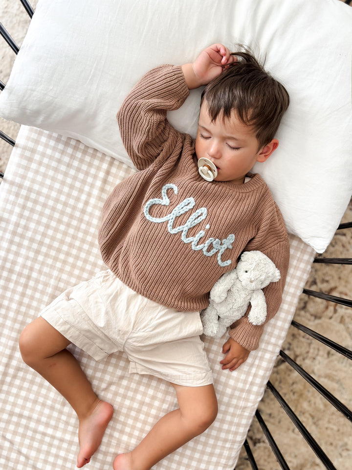 Written in Thread Sweater - Cocoa