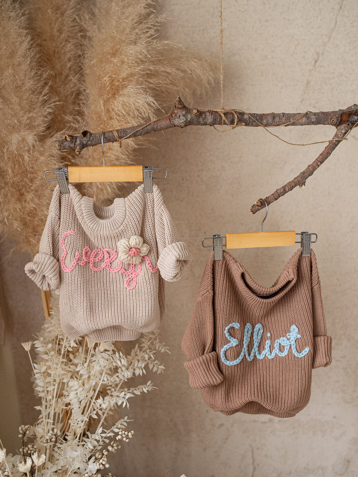 Written in Thread Sweater - Cocoa