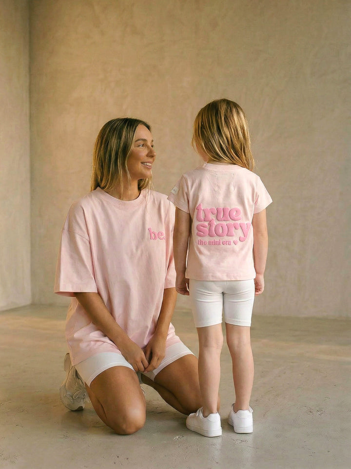 True Story Tee - Light Pink
